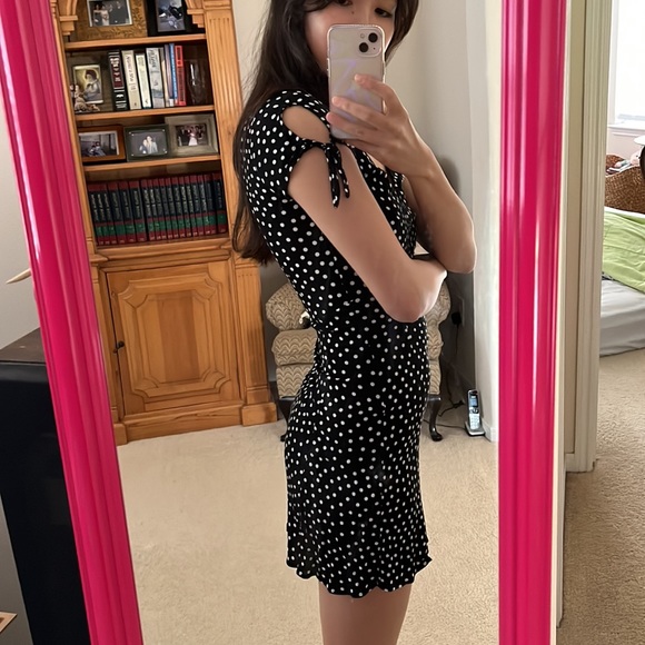 H&M polka dot black dress - Picture 2 of 4